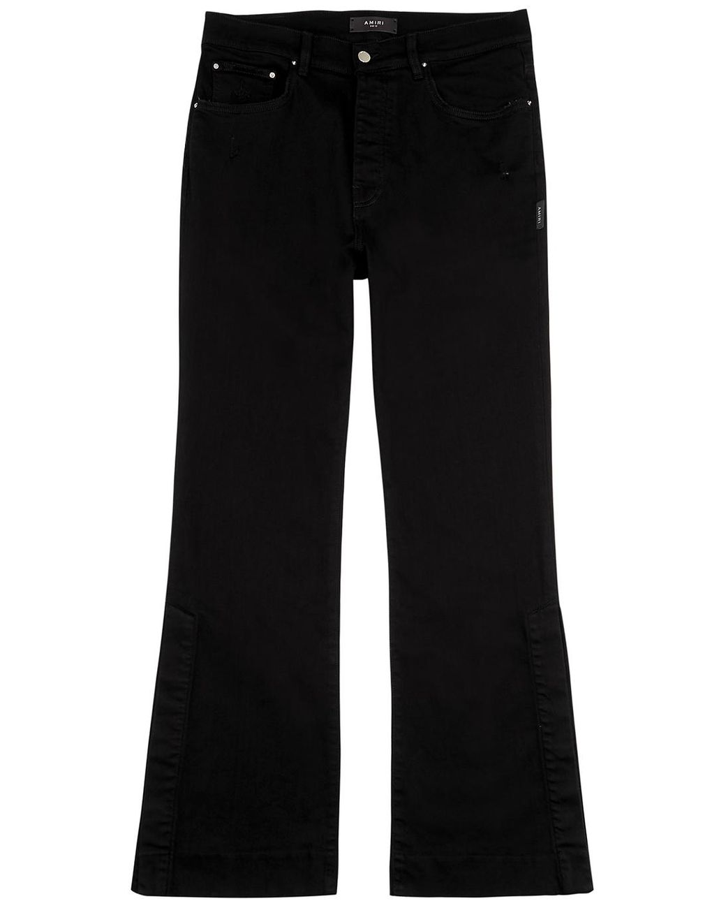 Amiri Stack Flared-leg Jeans in Black for Men | Lyst