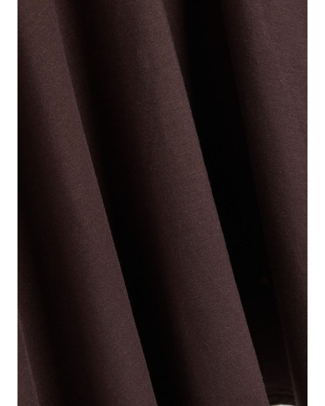 Reformation Brown Kayla Ruched Jersey Midi Dress