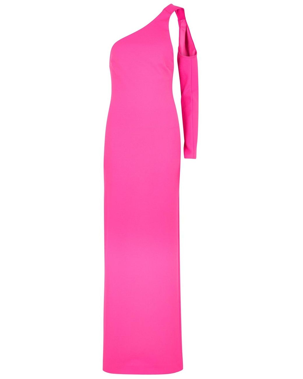 Solace London Saren One-shoulder Maxi Dress in Pink | Lyst UK
