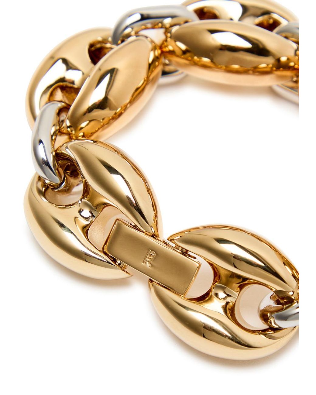 Rabanne Metallic Two-Tone Bracelet