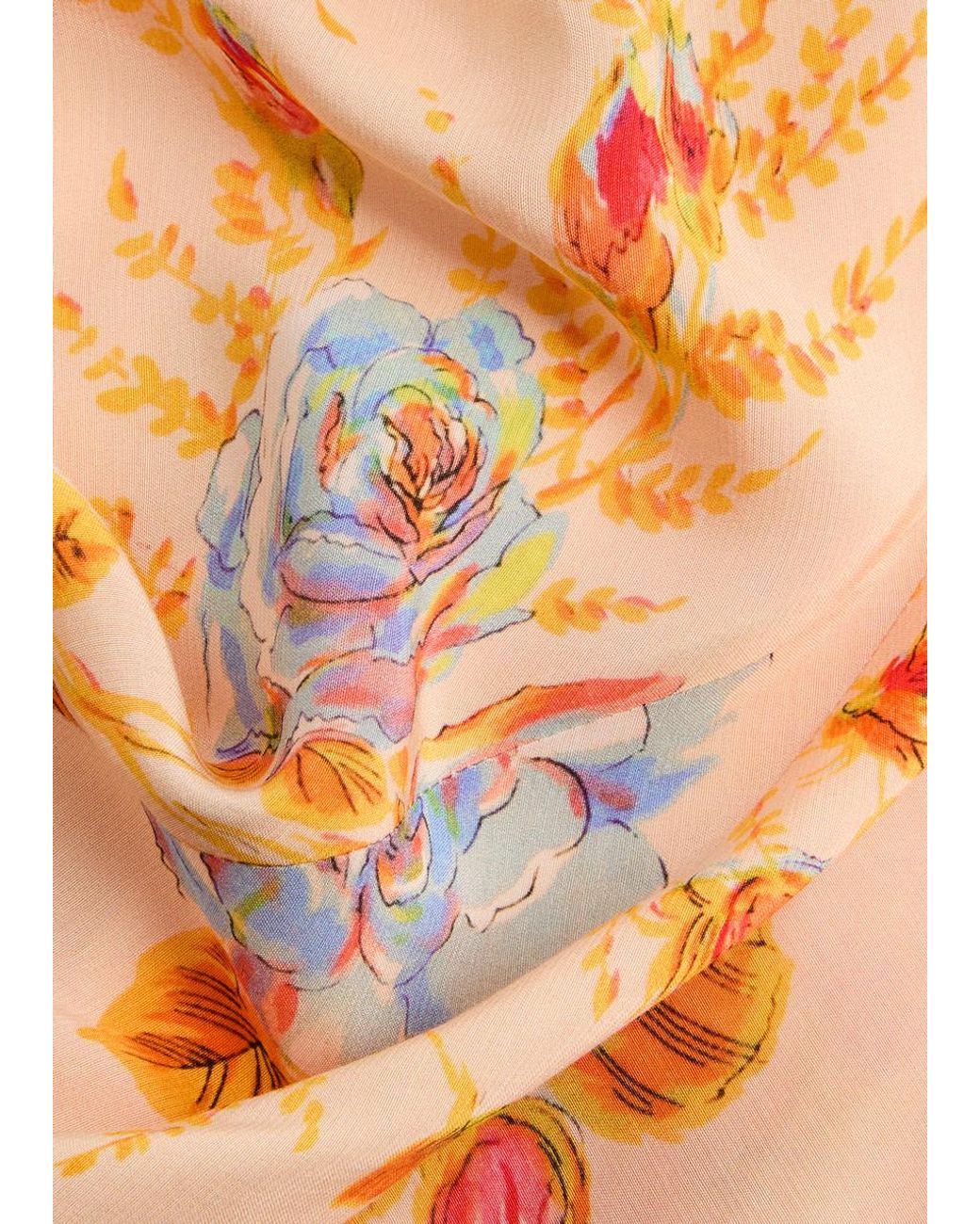 sofia satin floral maxi dress Sofia Collections Women's Dress Celeste / Xs/S -