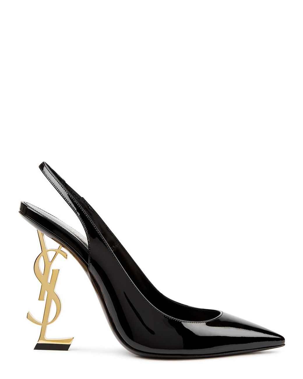 Saint Laurent Opyum 110 Patent Leather Slingback Pumps in