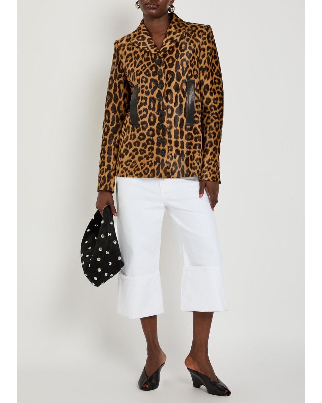 Khaite Brown Saraphina Calf-Hair Jacket