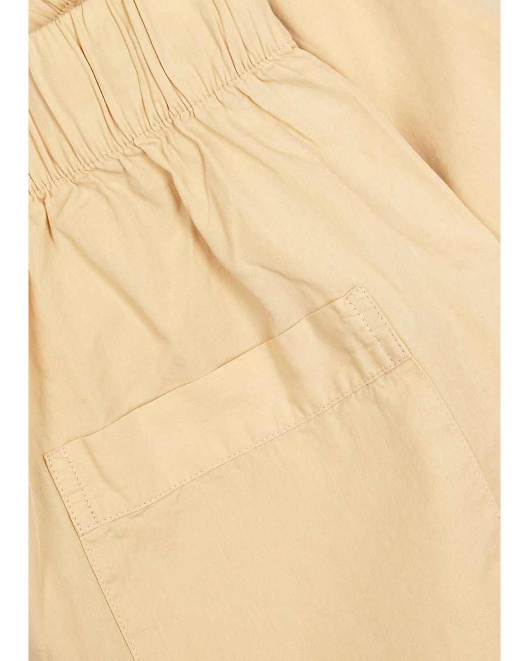 Tekla Natural Poplin Pyjama Shorts