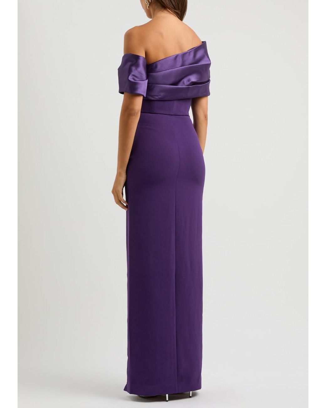 knee length dresses for ladies Solace London Alexis Maxi Dress