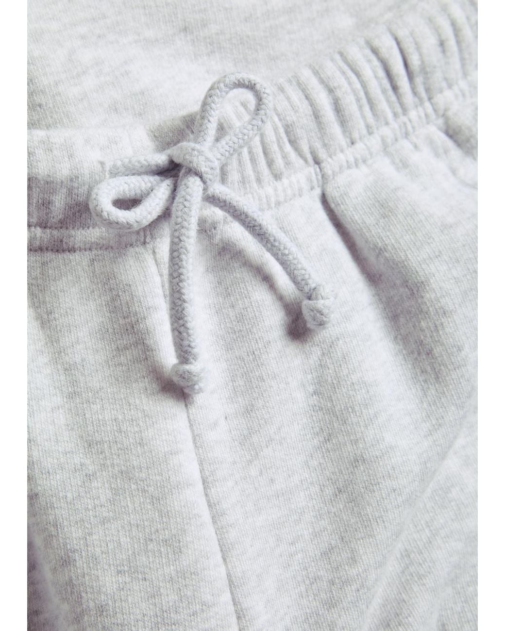 American Vintage White Atubay Stretch-Cotton Sweatpants