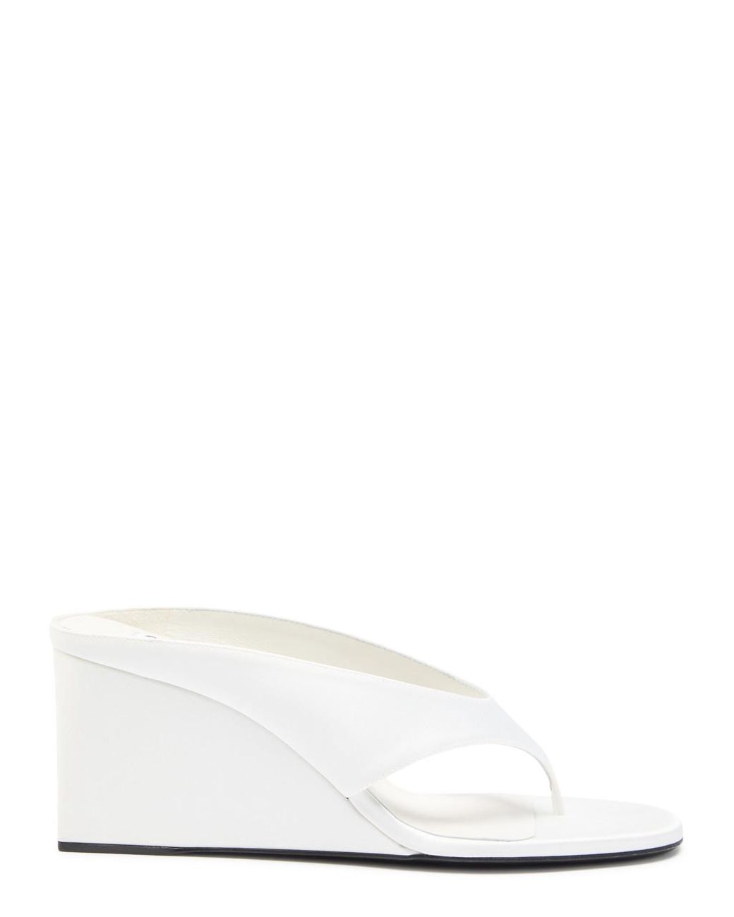 【ALAIA直営店】MULES TONG COMPENSeES EN SATIN 0400022443654_BLANCOPTIQUE_A1?