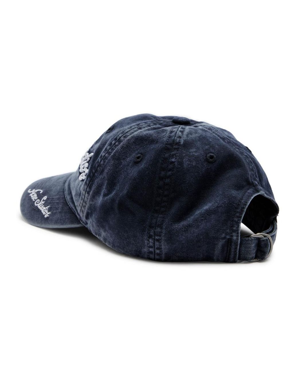 Acne Blue Carliy Venice Logo-Embroidered Cotton Cap