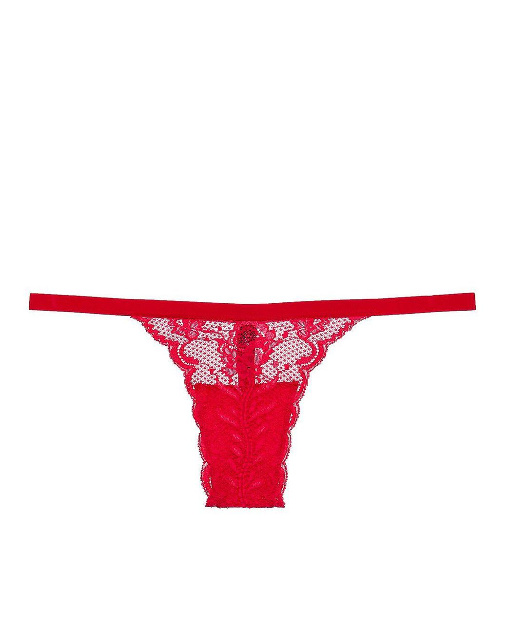 Cosabella Lace Never Say Never Skimpie G-string Thong in Red - Lyst