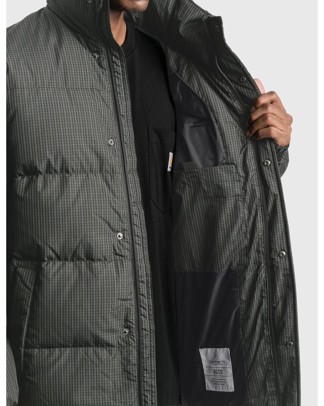 carhartt paisley down jacket