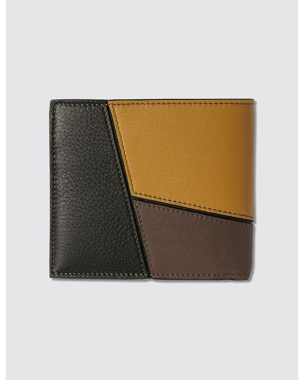 New $390 TOM FORD Olive Grained Leather Classic Bifold Wallet with Silver Logo