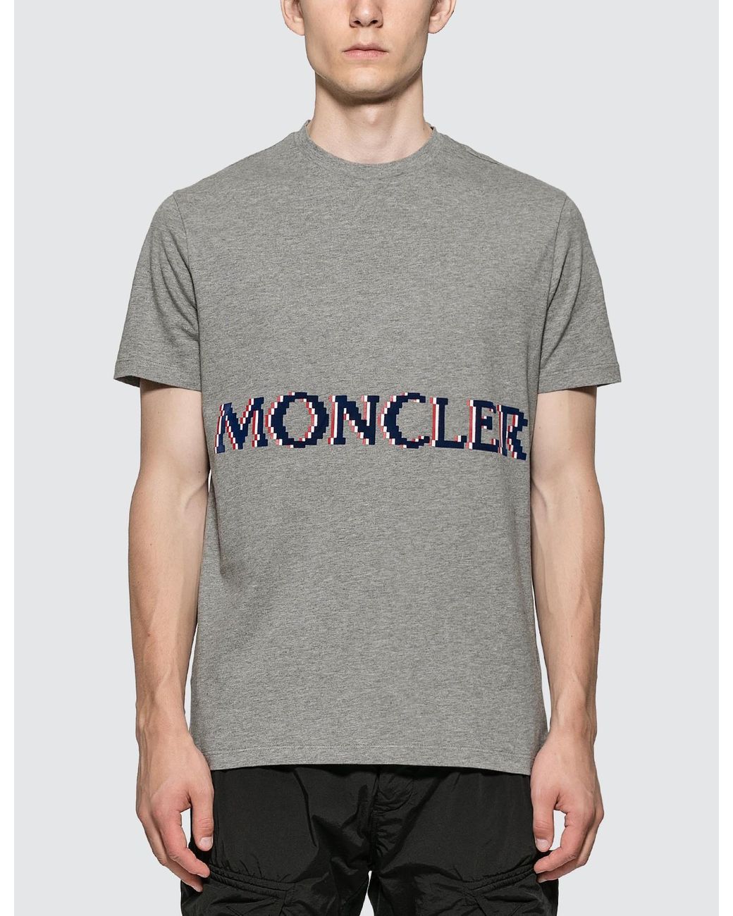 Moncler Genius Cotton 1952 Logo T-shirt in Grey (Gray) for Men - Lyst