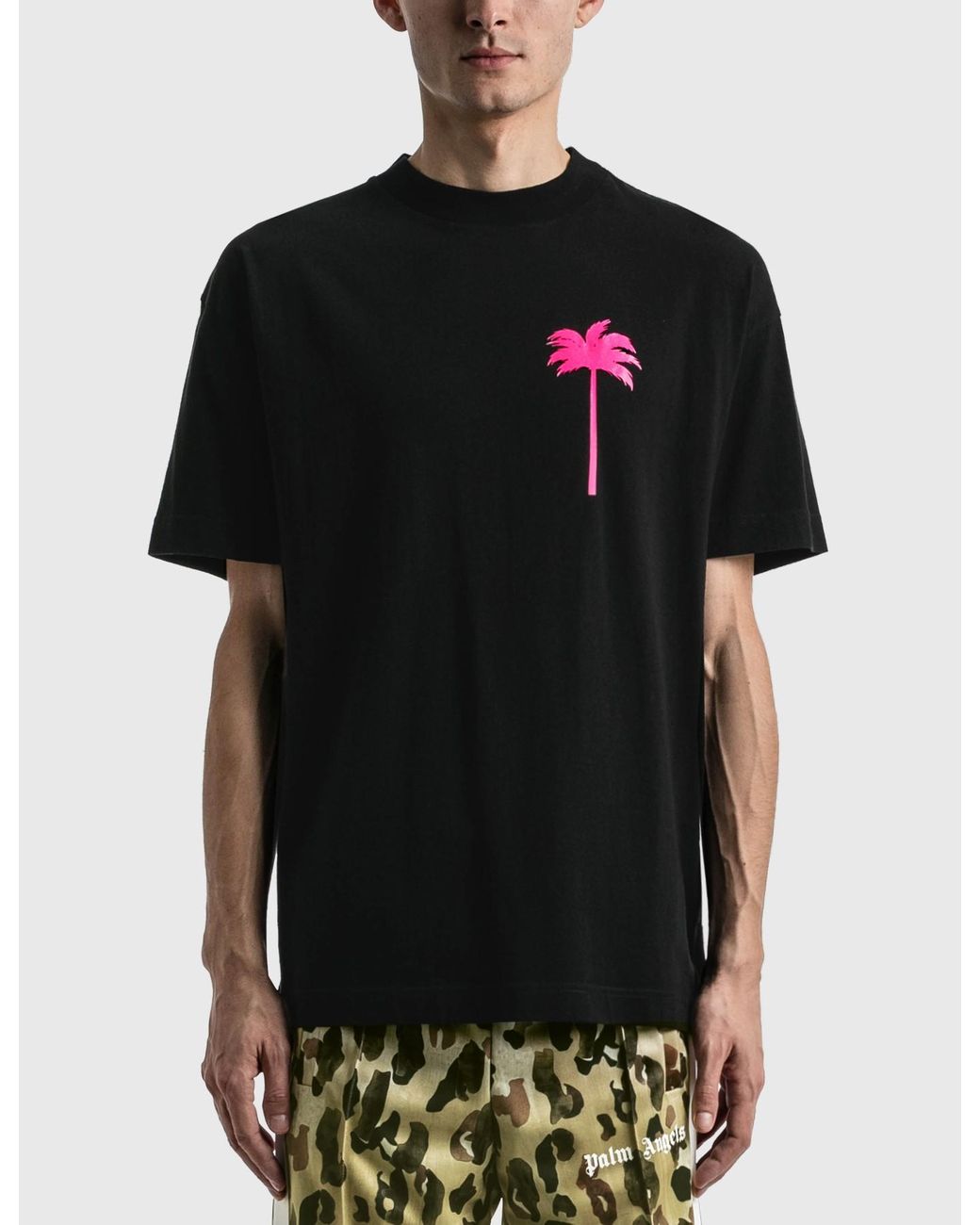 Palm Angels Palm Tree Classic T-shirt in Black for Men - Lyst