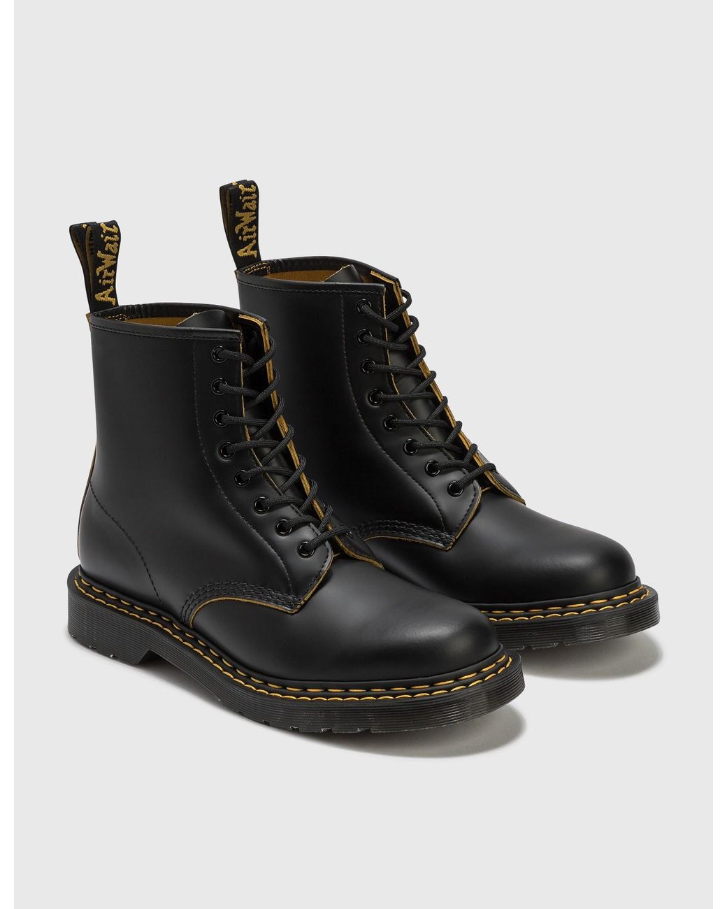 black stitch dr martens