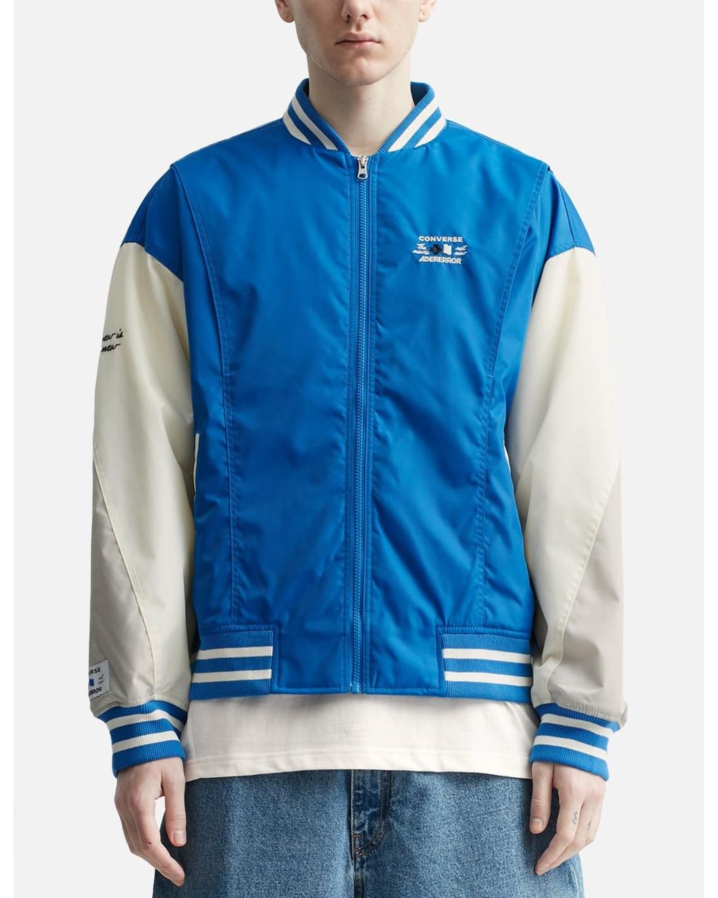 Converse X Ader Error Shapes Varsity Jacket in Blue for Men | Lyst