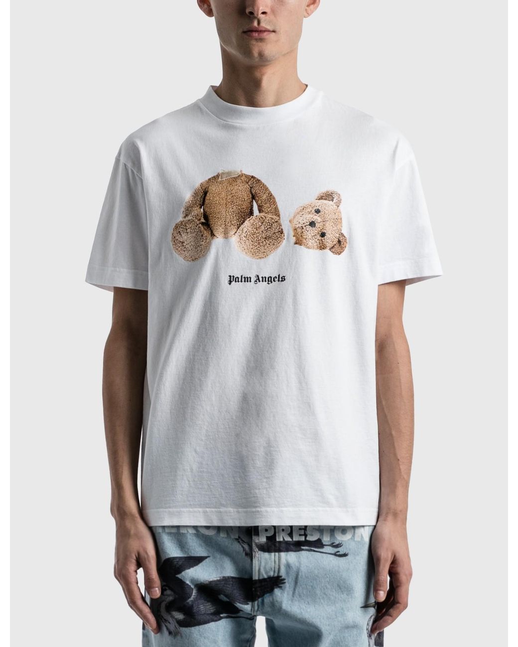 Palm Angels Bear T-shirt in White for Men - Lyst