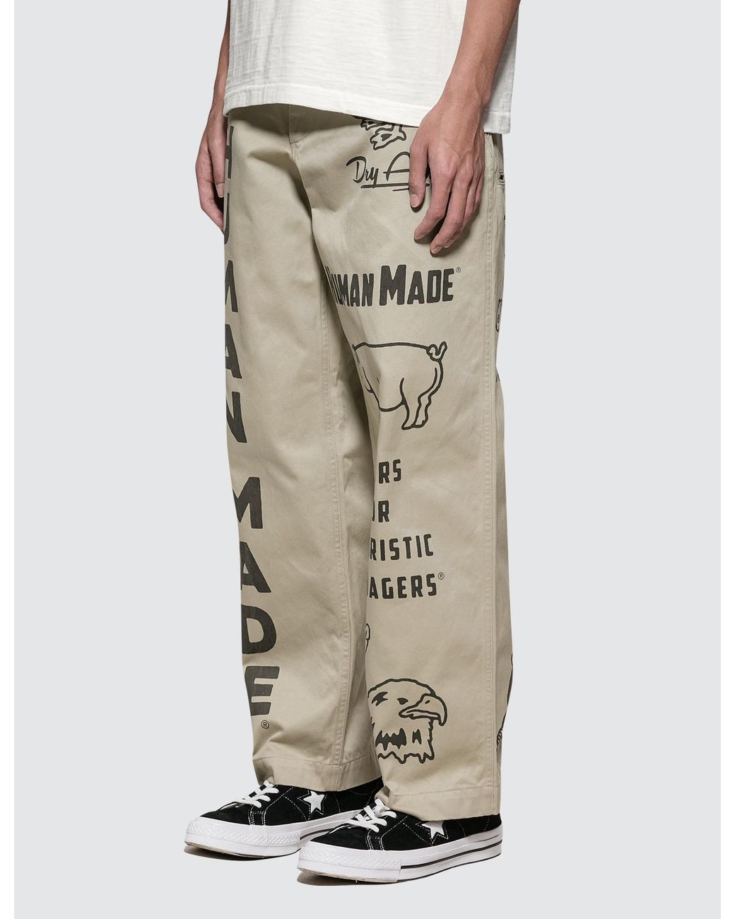 Human Made Military Chino in Beige 