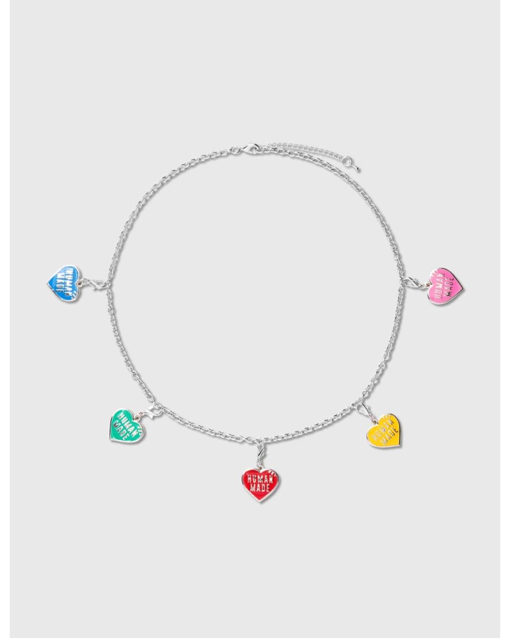 Human Made Five Heart Necklace in Blue for Men | Lyst Canada
