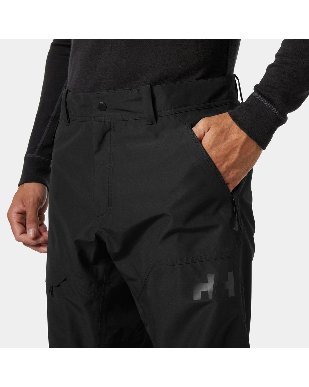 Helly Hansen Black Emiko Shell Pants for men