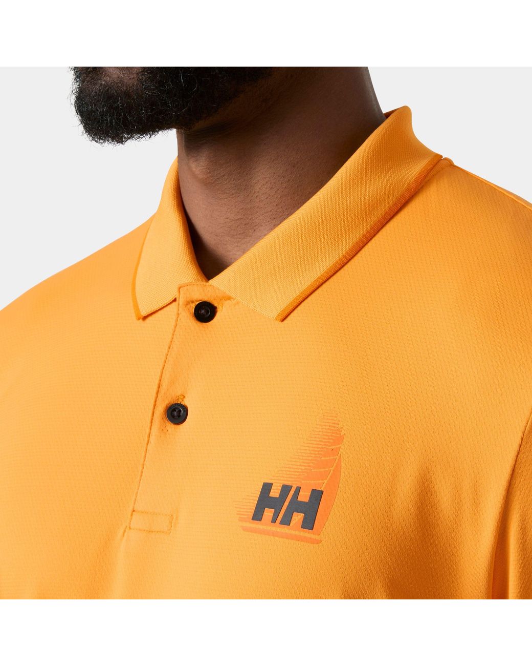 Helly Hansen Orange Hp Figari Polo for men