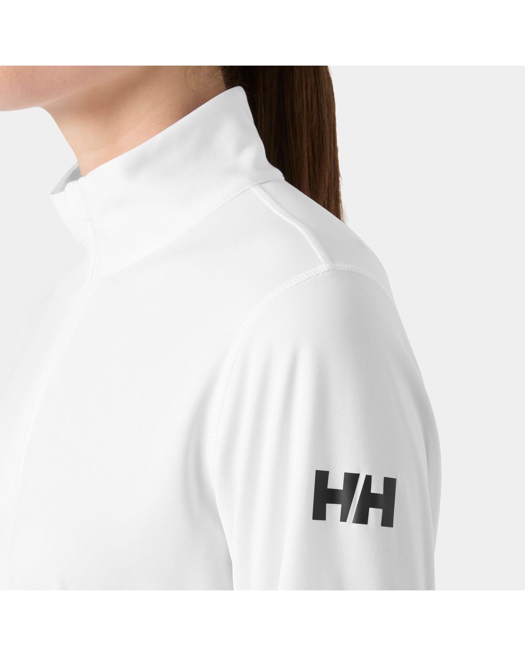 Helly Hansen White Hh Tech Half-Zip