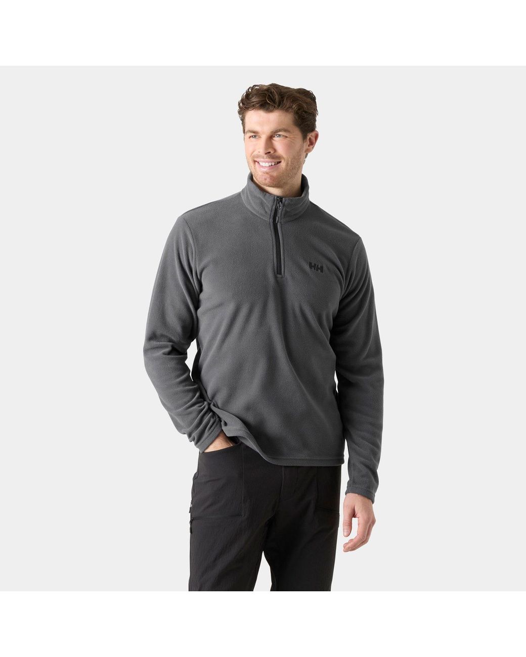 Helly Hansen Gray Daybreaker Half-Zip Fleece for men