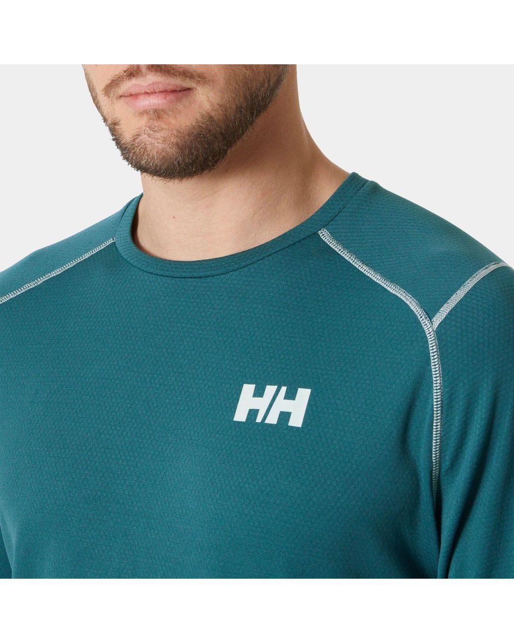 Helly Hansen Green Lifa Active Crew Warm Base Layer for men