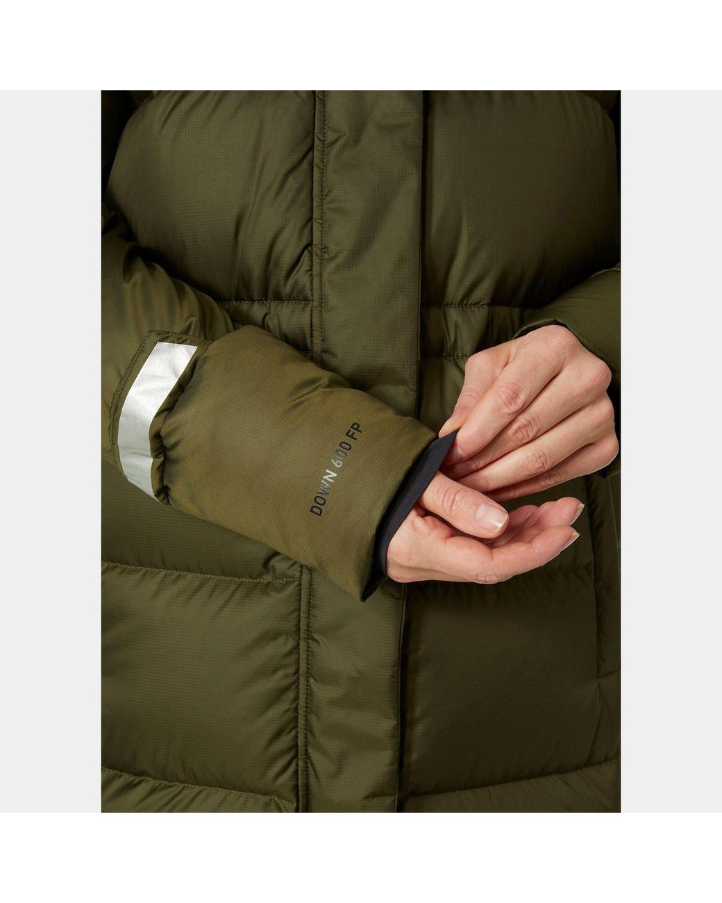 Helly Hansen Green Essence Long Down Coat