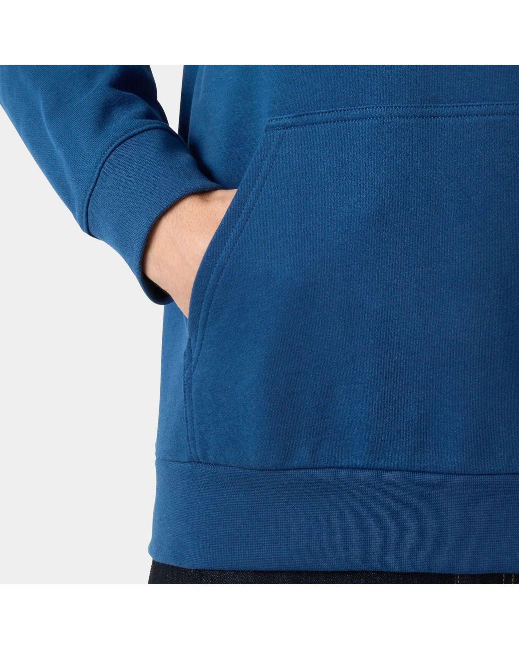 Helly Hansen Blue Logo Hoodie for men