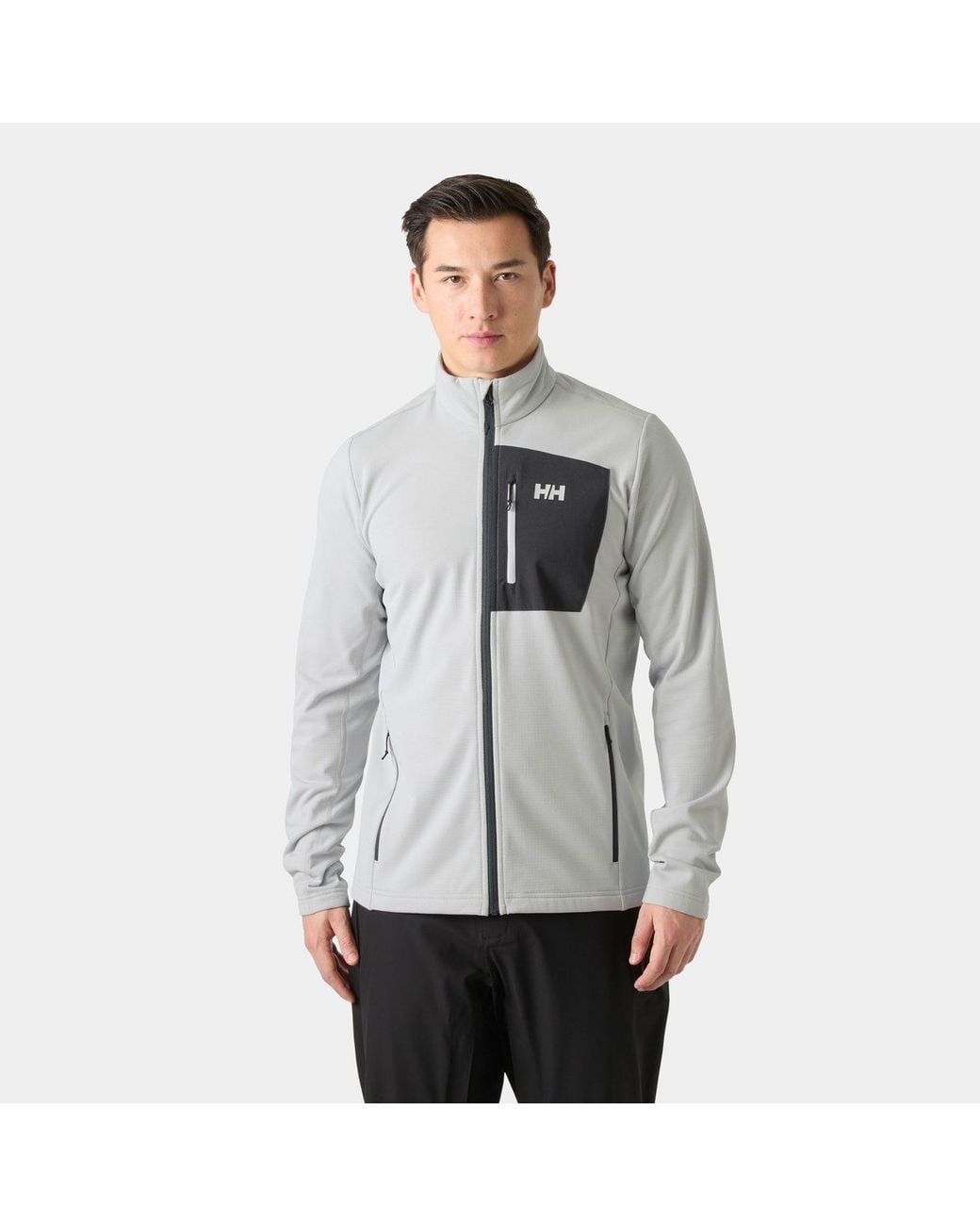 Helly Hansen Gray Versalite Fleece Jacket for men