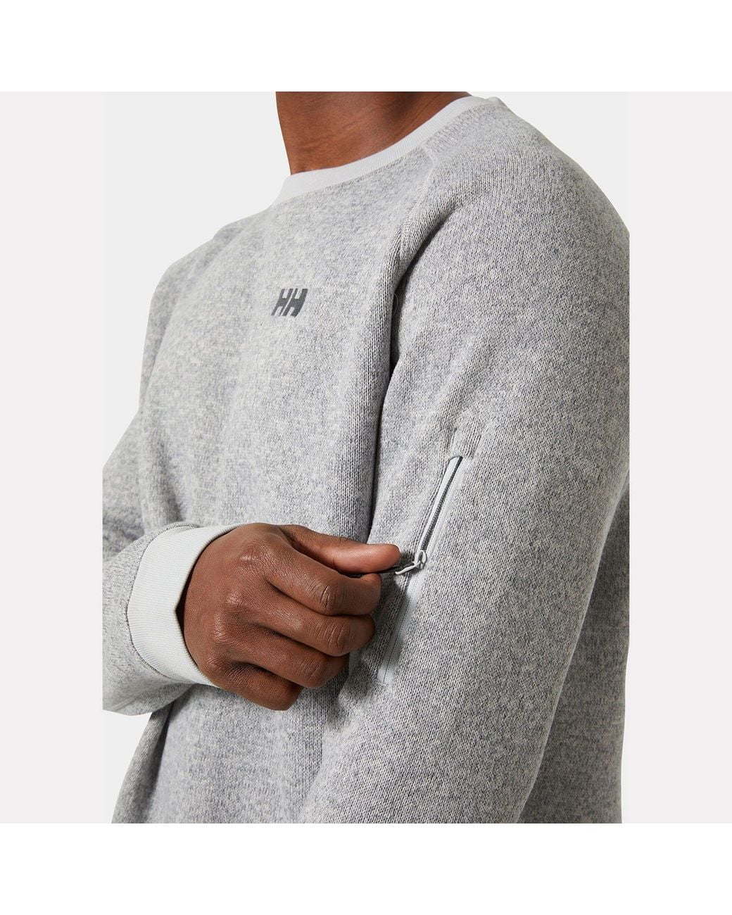 Helly Hansen Gray Varde Crewneck for men
