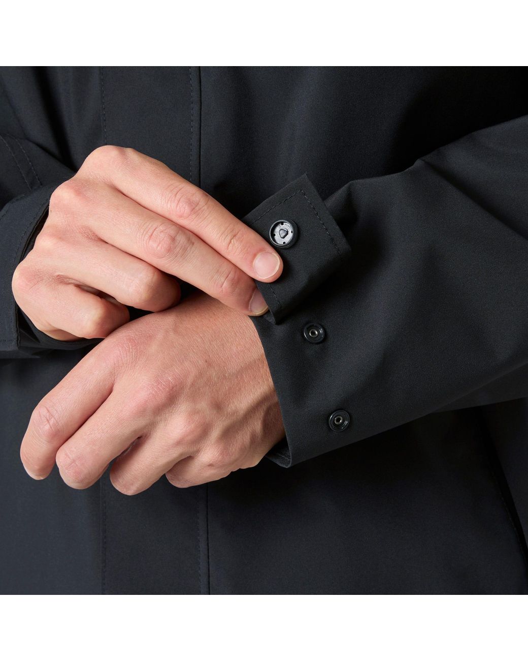 Brussel Raincoat Helly Hansen de hombre de color Black