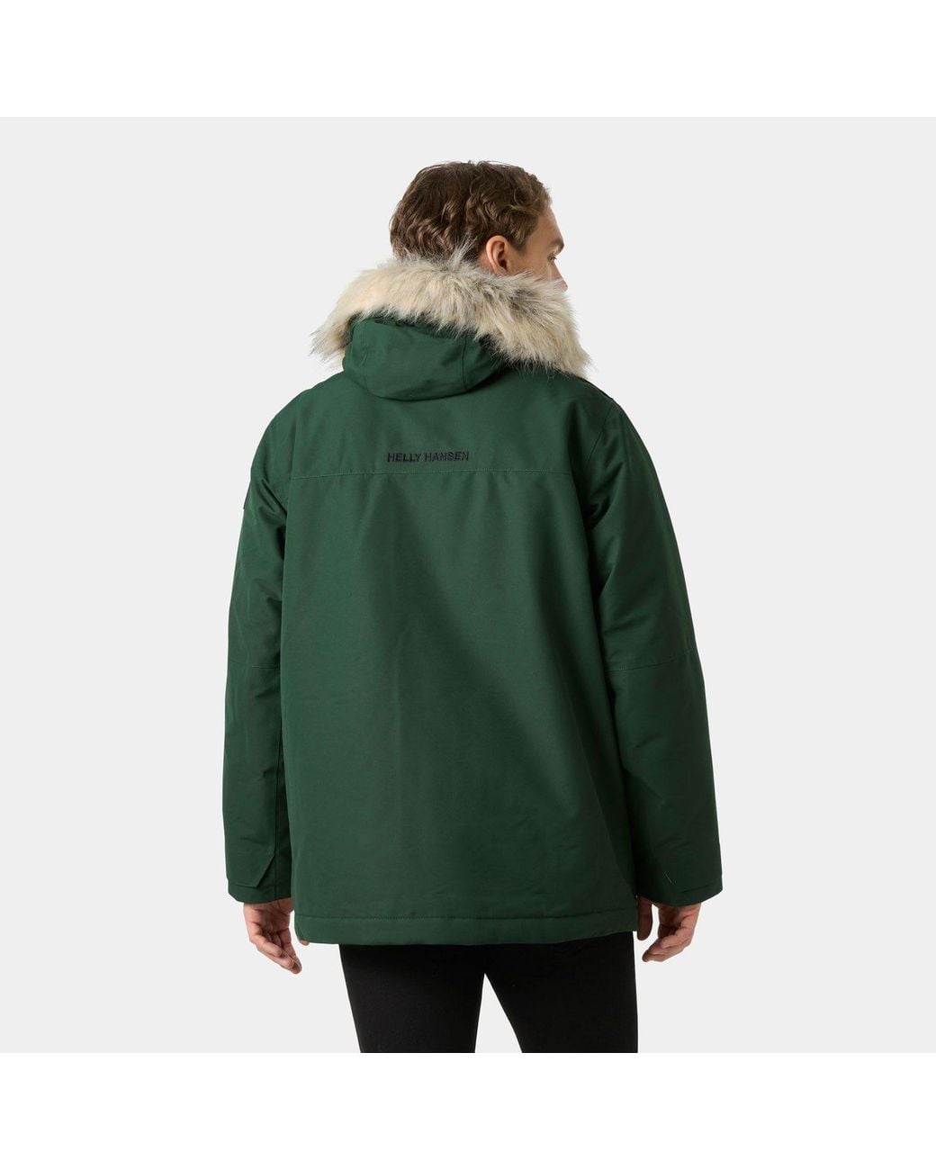 Helly Hansen Green Arctic Boreal Parka for men