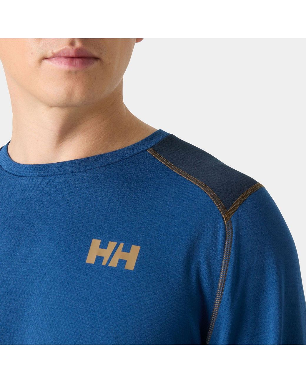 Helly Hansen Blue Lifa Active Crew Base Layer for men