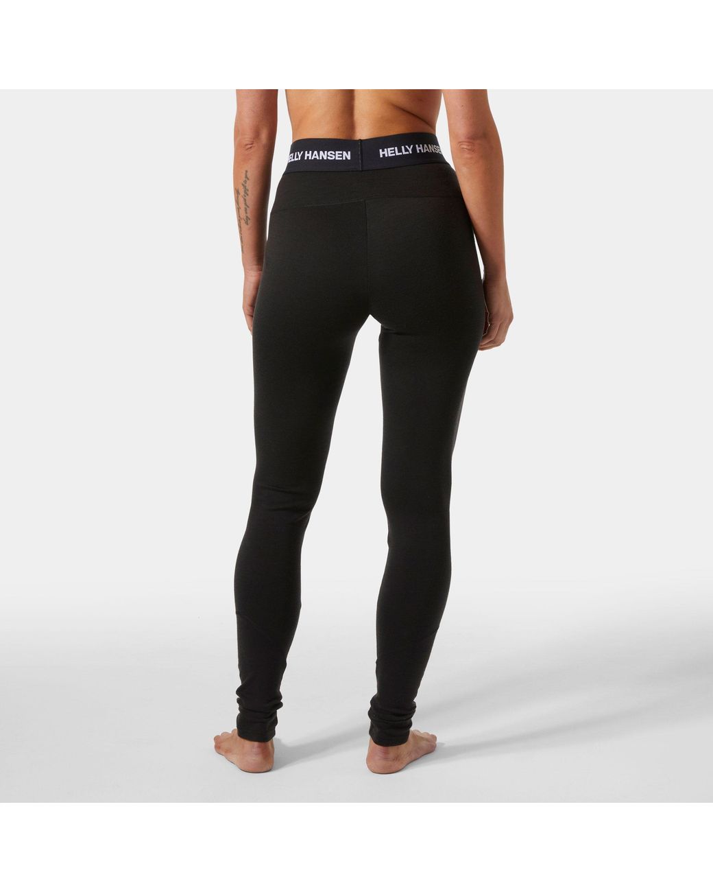Helly Hansen Black Lifa Merino Medium Pants