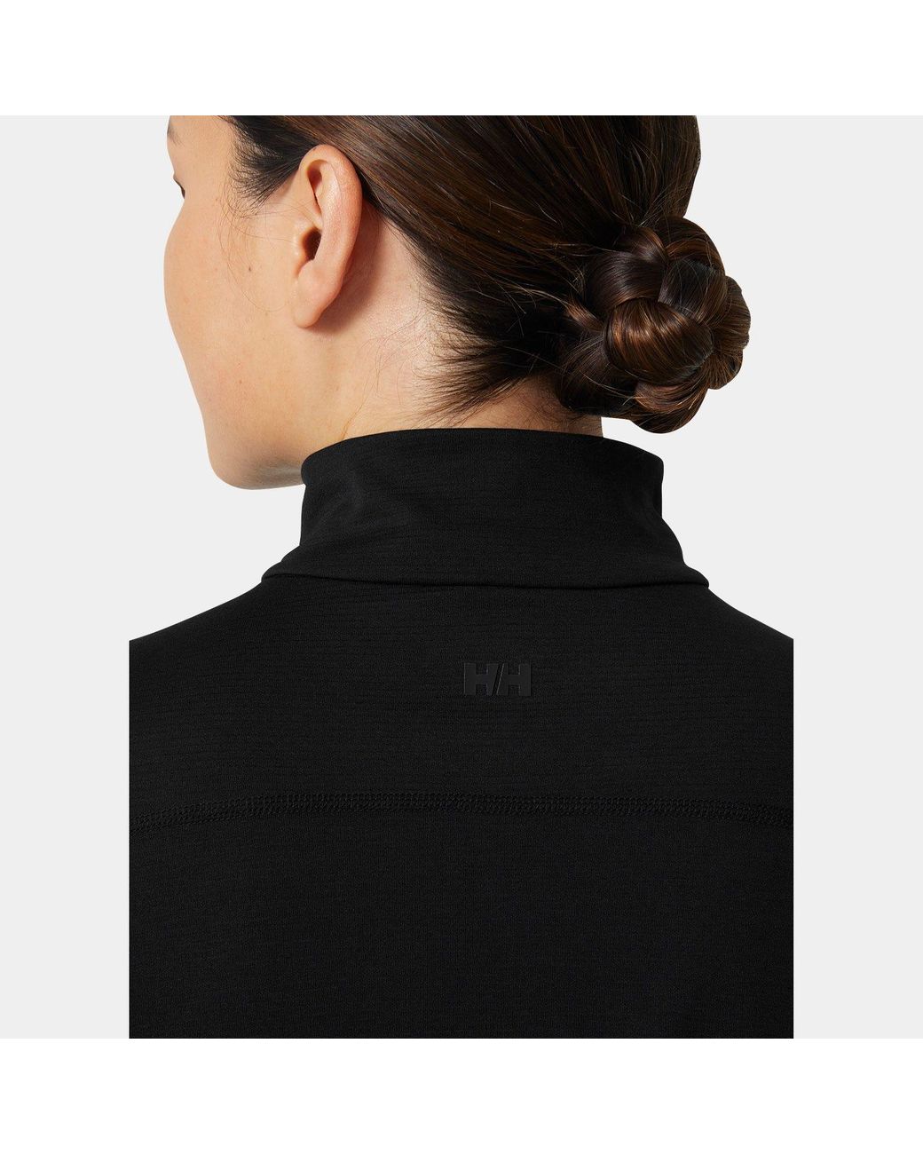 Helly Hansen Black Lifa Tech Lite Half-Zip T-Shirt