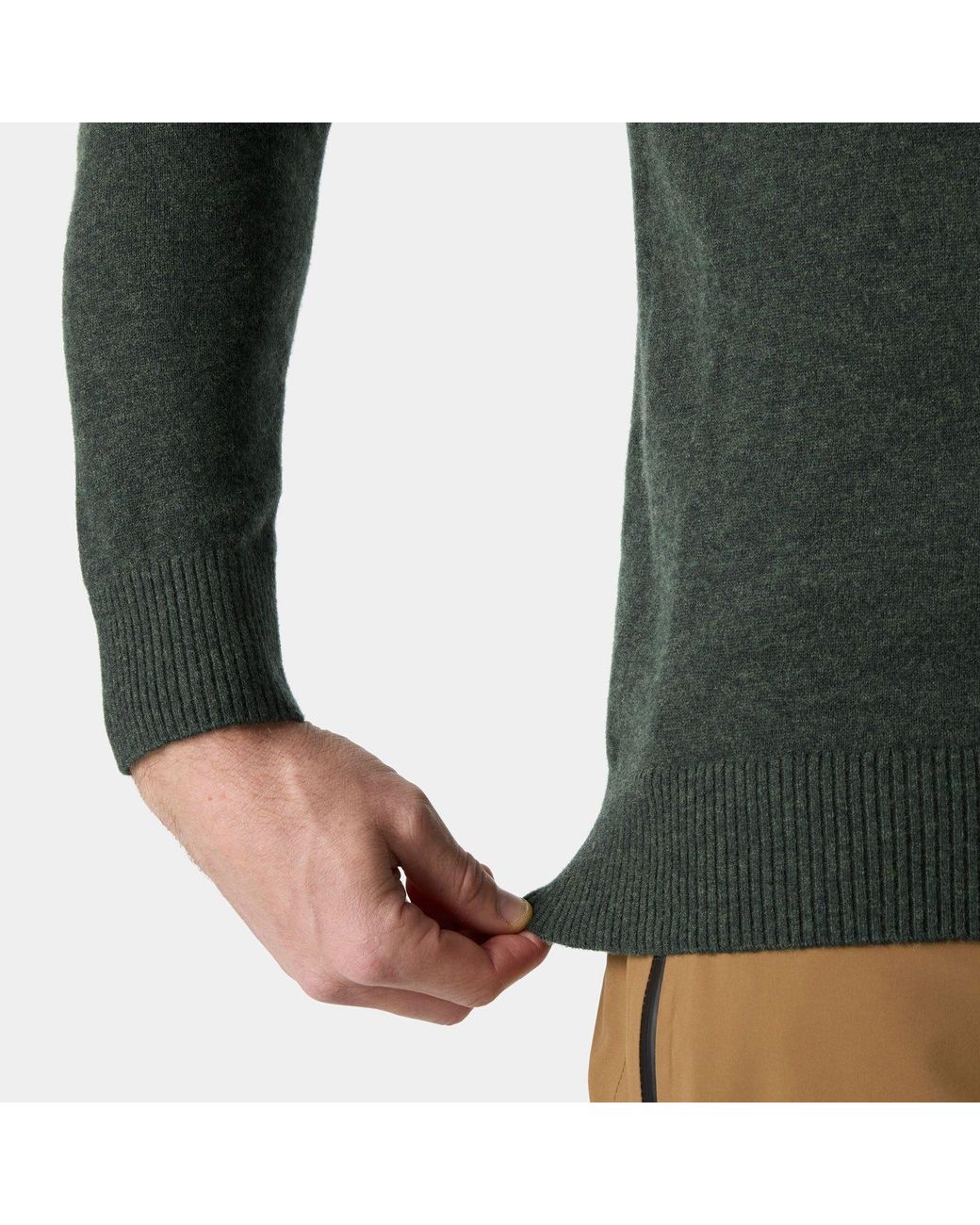 Helly Hansen Green Afton Knitted Half-Zip for men