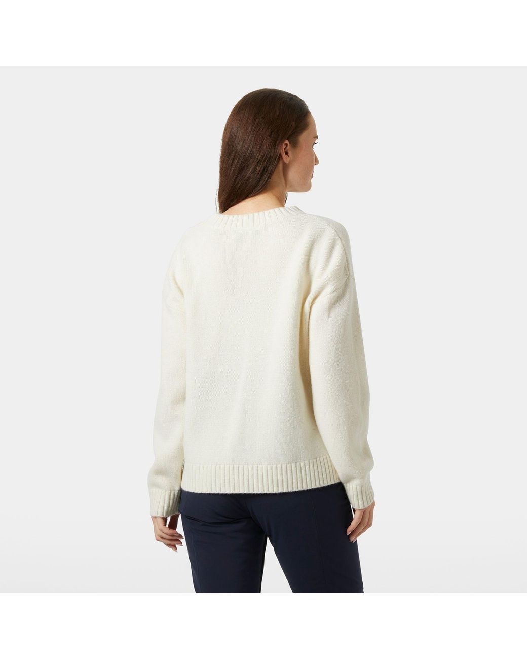 Bliss Ski Knit Felpa Bianco di Helly Hansen in White da Uomo