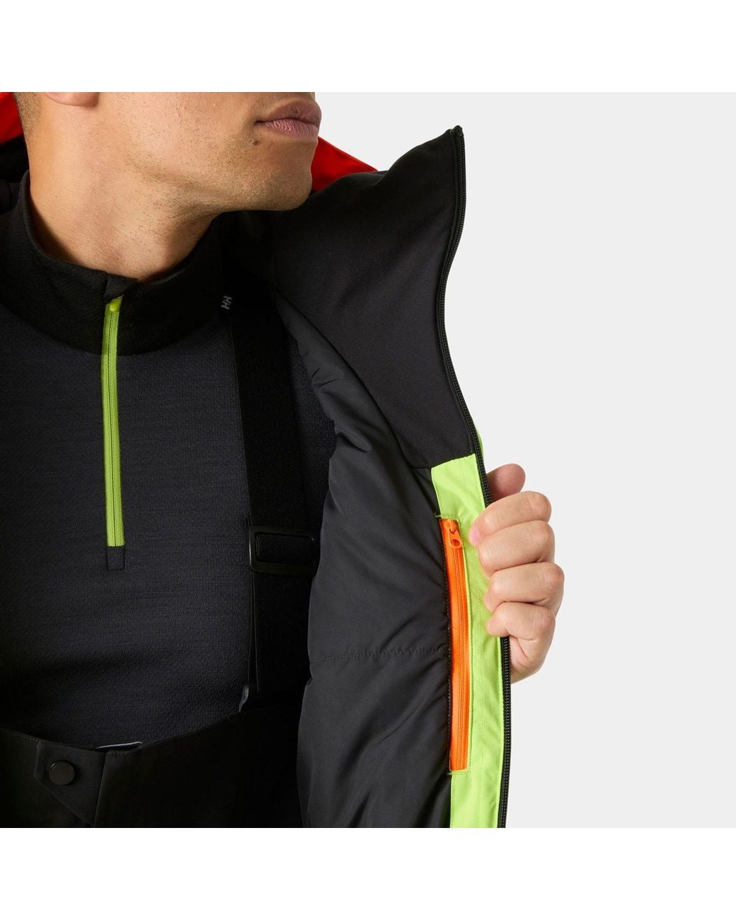 Helly Hansen Green Emiko Insulated Ski Jacket for men