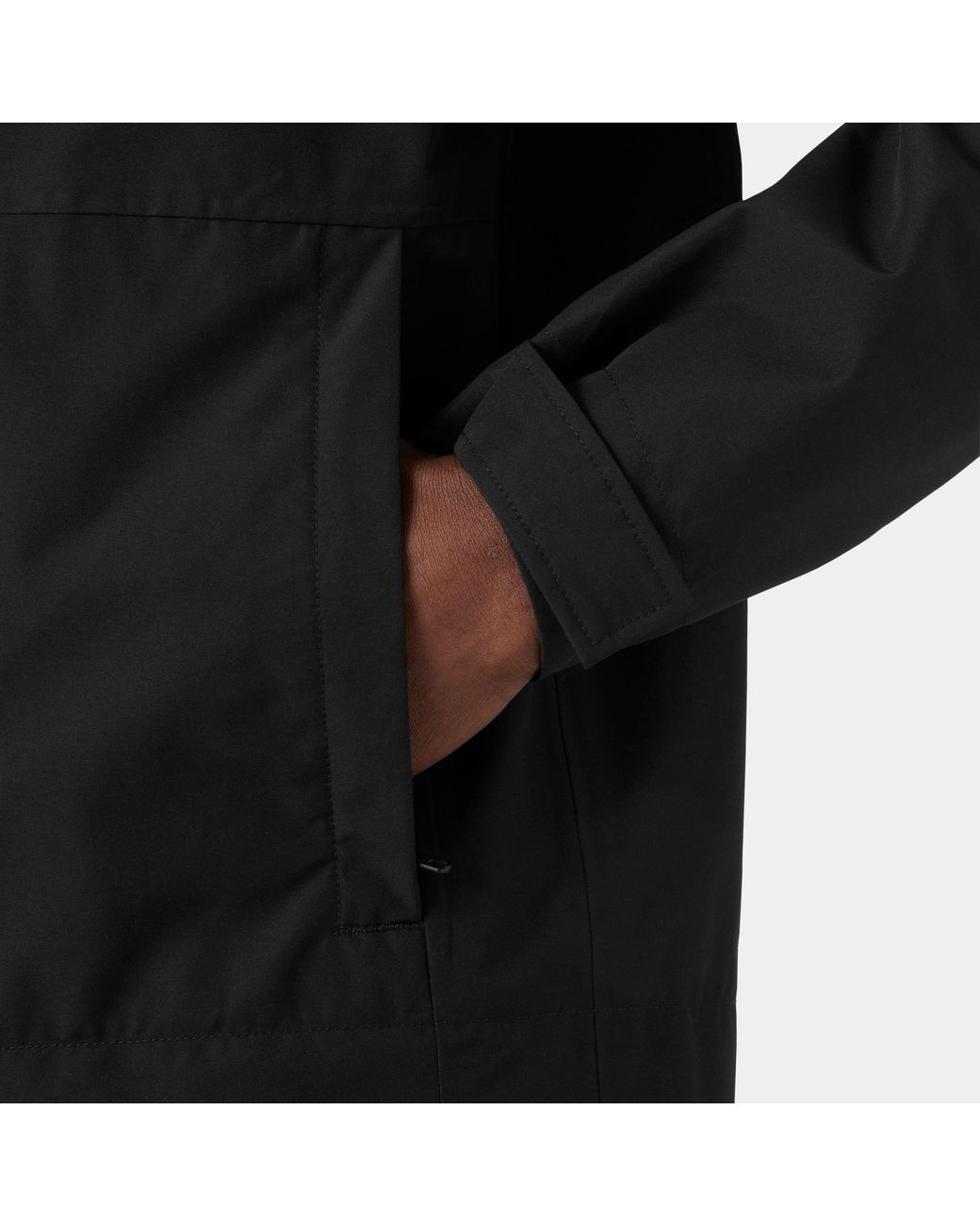 Helly Hansen Black City Coach Jacket for men