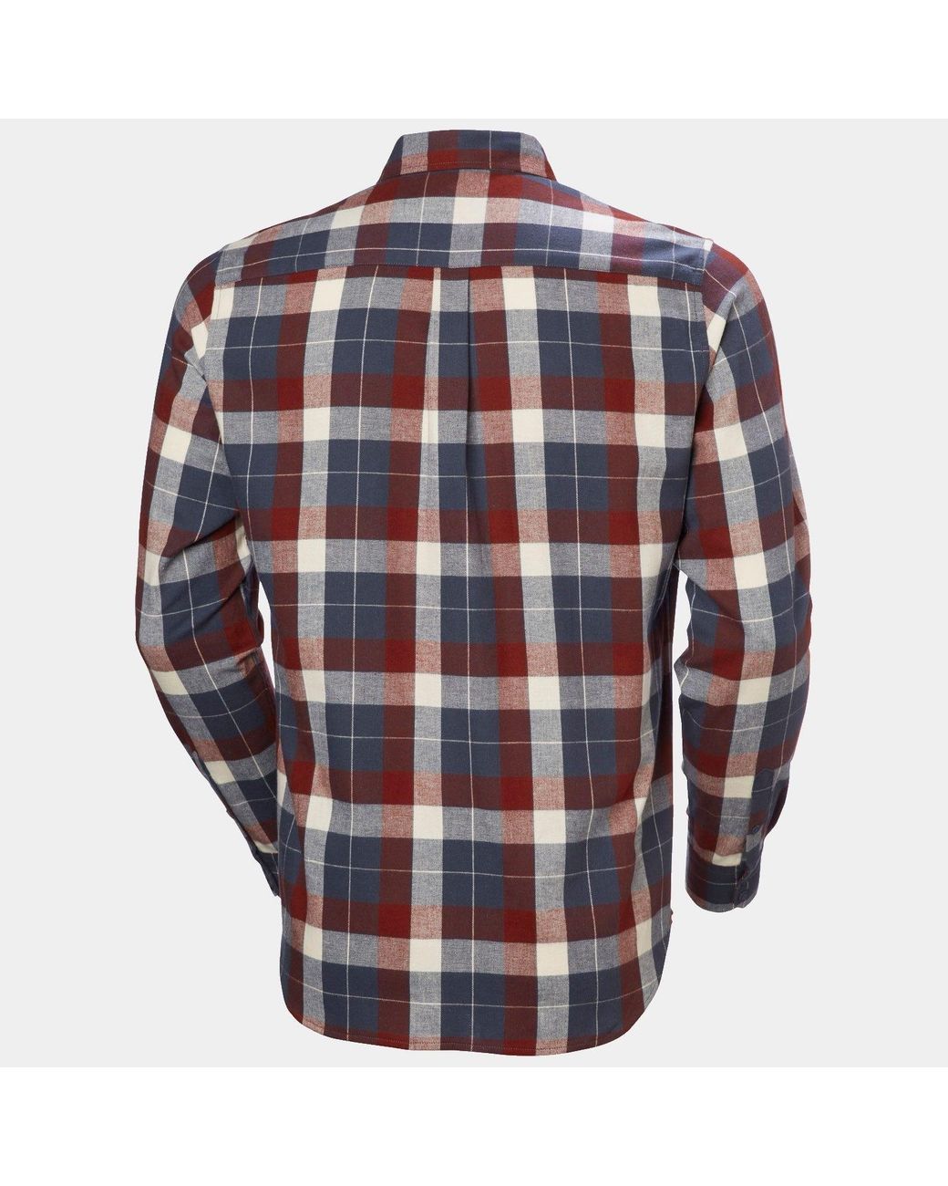 Helly Hansen Blue Lokka Organic Flannel Shirt for men