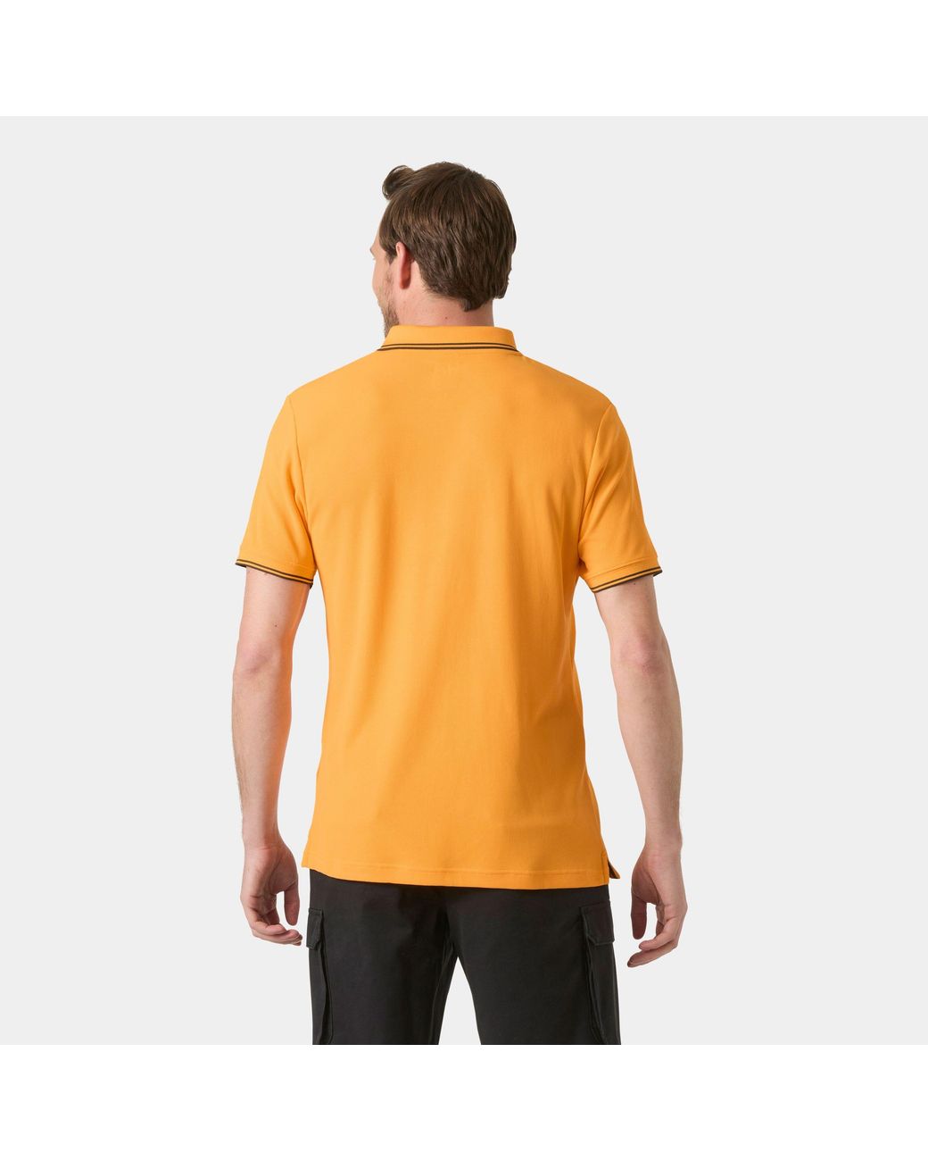 Helly Hansen Orange Kos Marine Quick-dry Polo Grey for men