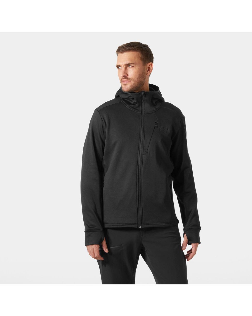 Helly Hansen Black Odin Thermal Pro Fleece Jacket for men