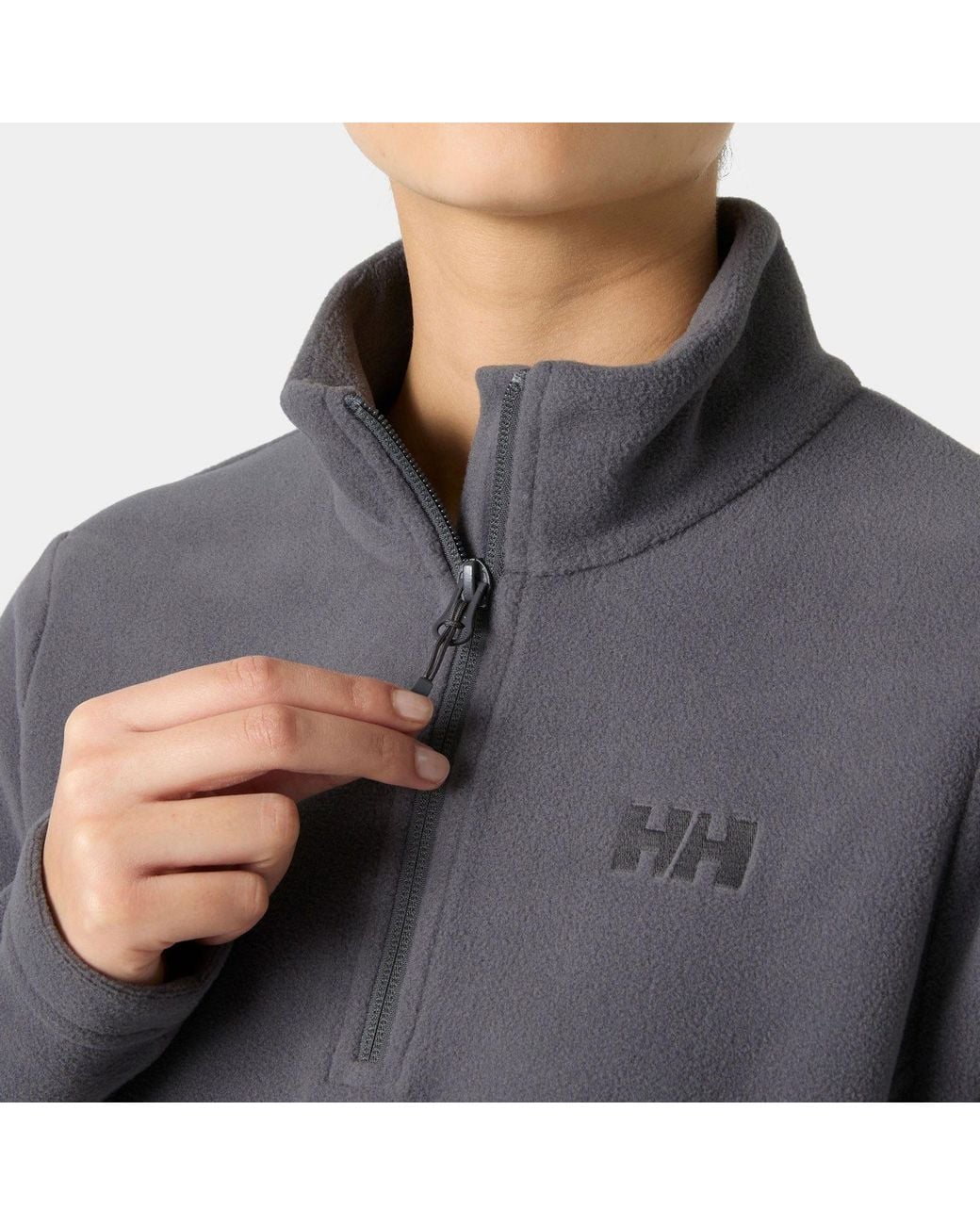 Helly Hansen Gray Daybreaker Half-Zip Fleece