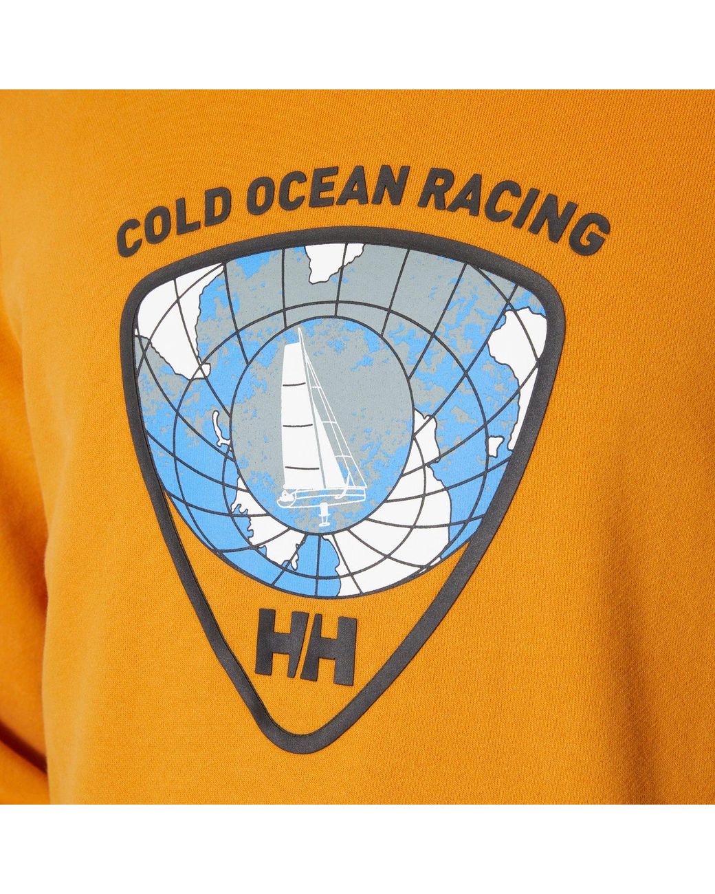 Helly Hansen Orange Arctic Ocean Hoodie 2.0 for men