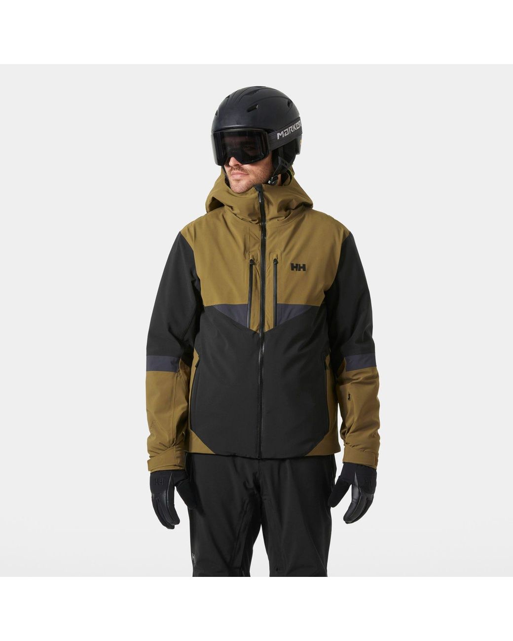 Helly Hansen Black Kvitfjell Race Insulated Ski Jacket for men