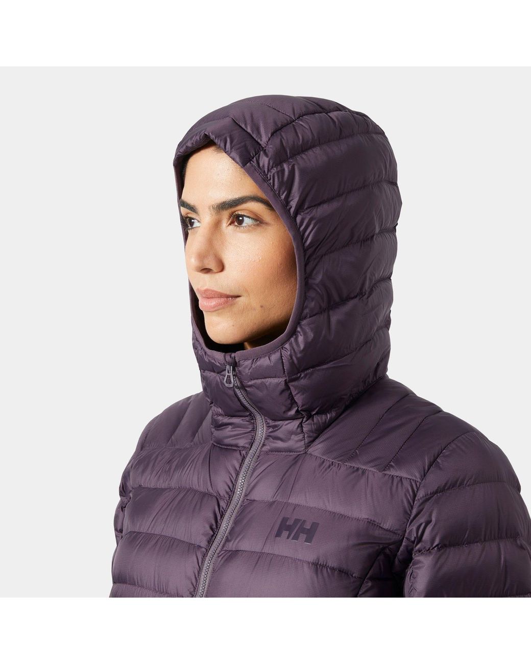 Helly Hansen Purple Verglas Down Hybrid Hooded Jacket 2.0