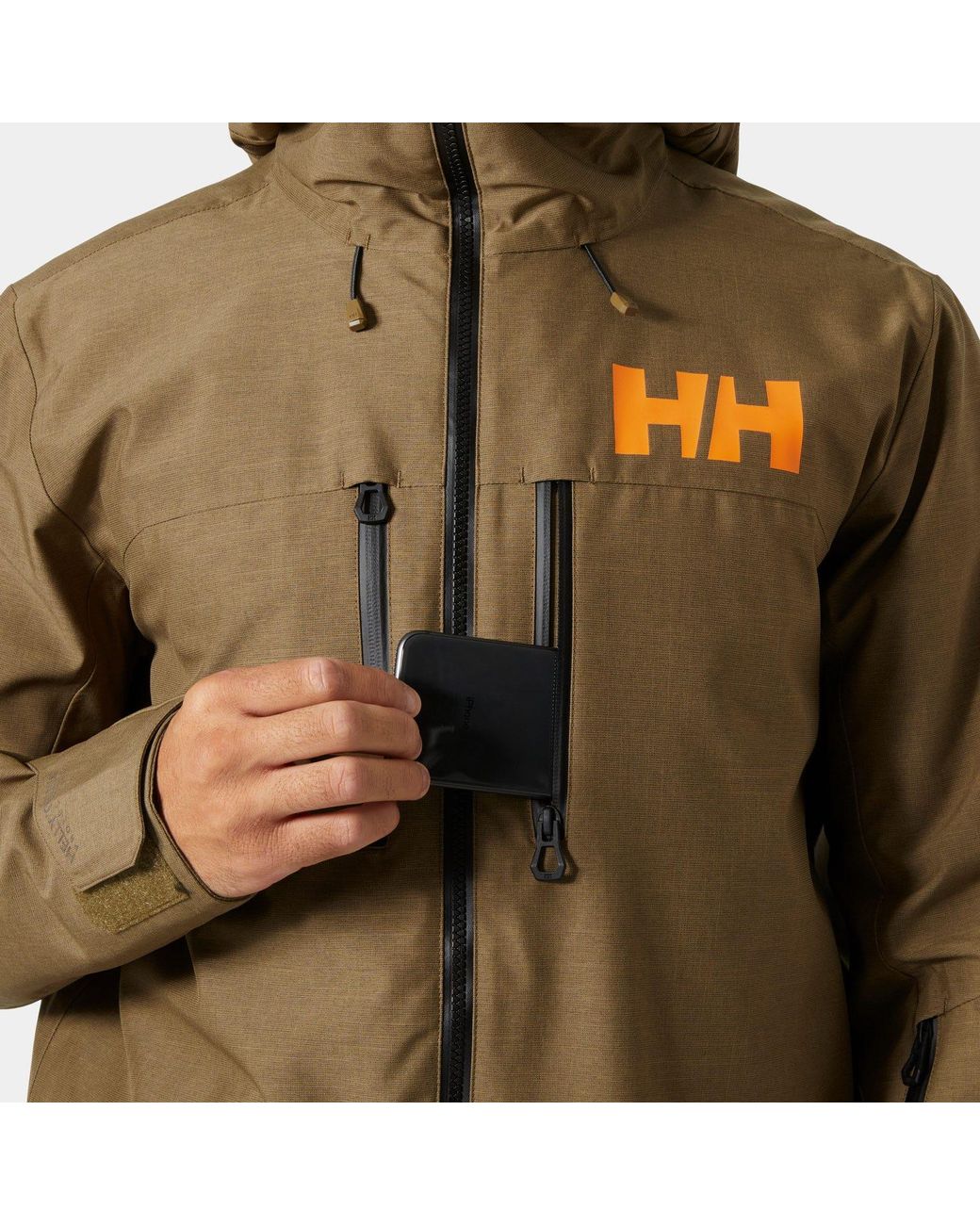 Helly Hansen Green Garibaldi 2.0 Waterproof Ski Jacket for men
