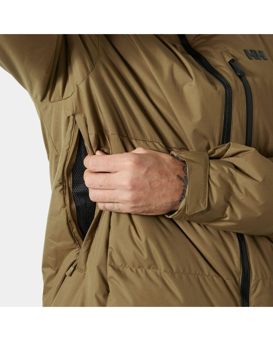 Helly Hansen Green Kvitfjell Race Puffy Ski Jacket for men