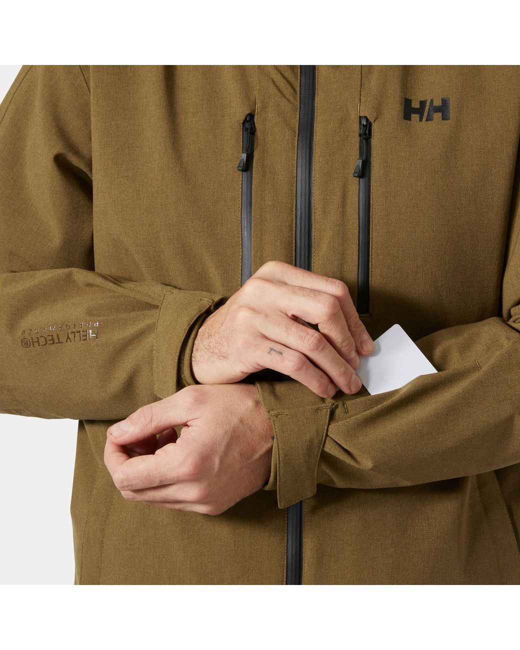 Helly Hansen Green Juniper 3.0 H2Flow Warm Ski Jacket for men